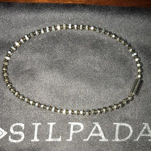 Silpada silver stretch bracelet